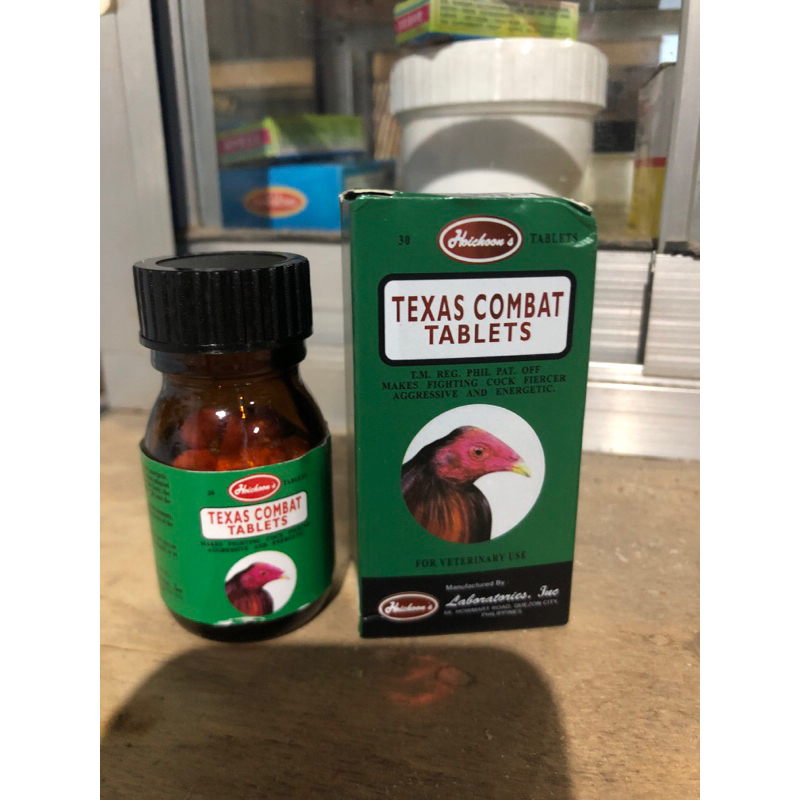 TEXAS COMBAT TABLET VITAMIN AYAM TEXAS COMBAT IMPORT MALAYSIA
