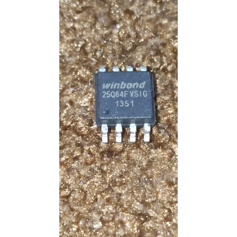 IC Eprom TV Winbond 25Q64 , Request Firmware IC 25Q64 ( 8 Mb ) Isi Firmware