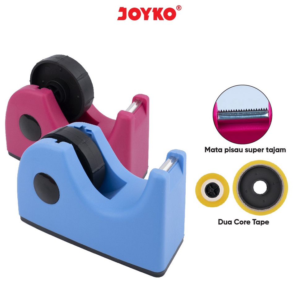 

Tape Cutter Tape Dispenser Pemotong Pita Perekat Joyko TC16 KODE I7V4