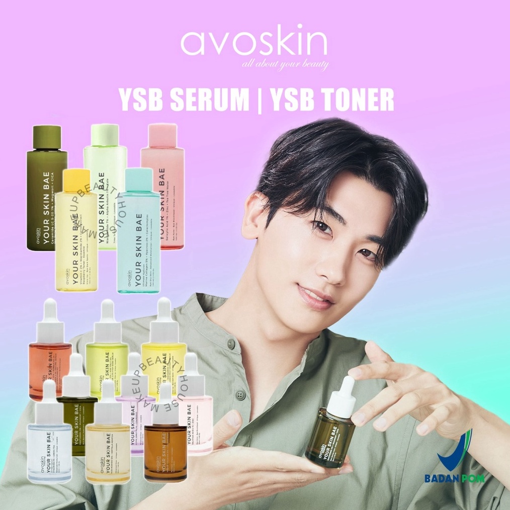 MURAH MERIAH AVOSKIN YSB Your Skin Bae Serum Toner Mini Kit  Niacinamide  Salicylic  Hyacross  Colla