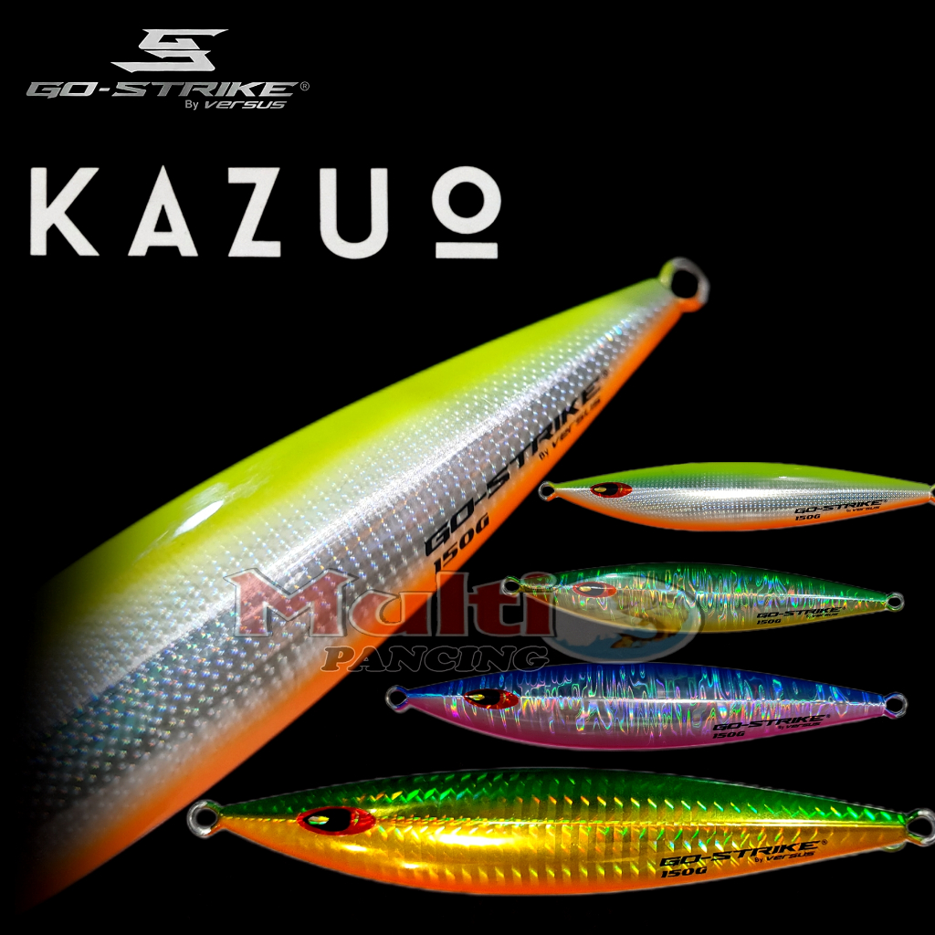 umpan metal jig go-strike versus KAZUO