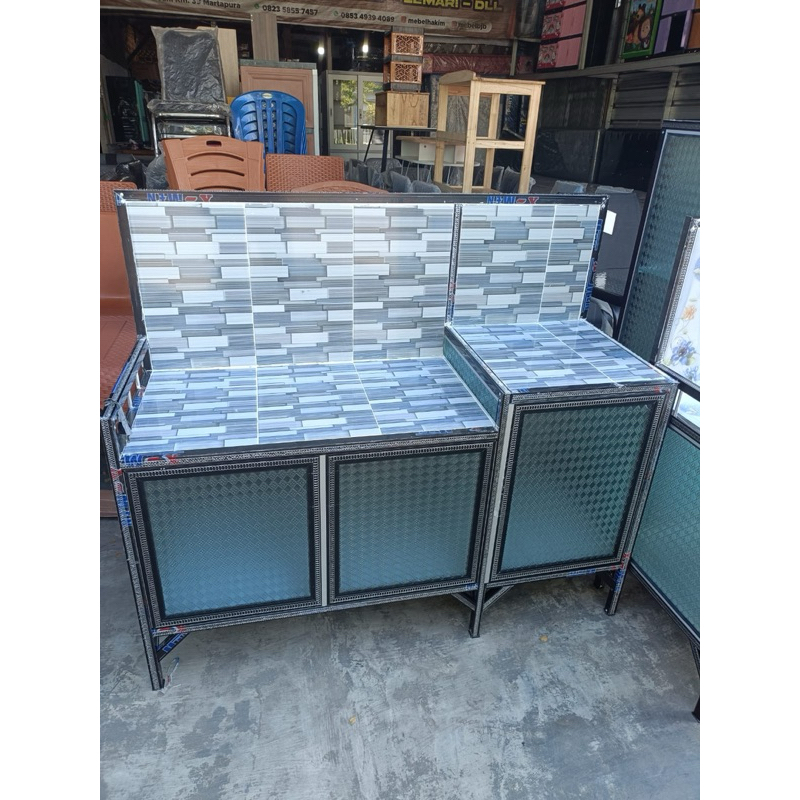 Meja Kompor 3pintu Tingkat by : Mebel Hakim