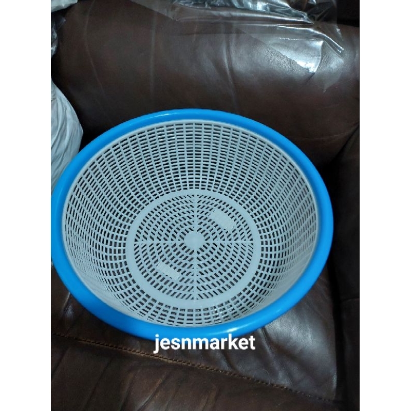 Bakul Plastik Kecil Nagata 912 / Baskom Saringan Cuci Sayur / Keranjang / Baskom Lubang