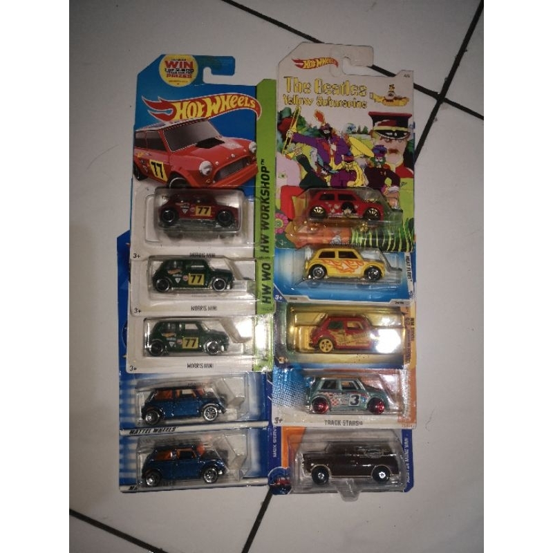 diecast Morris Mini paket 10pcs