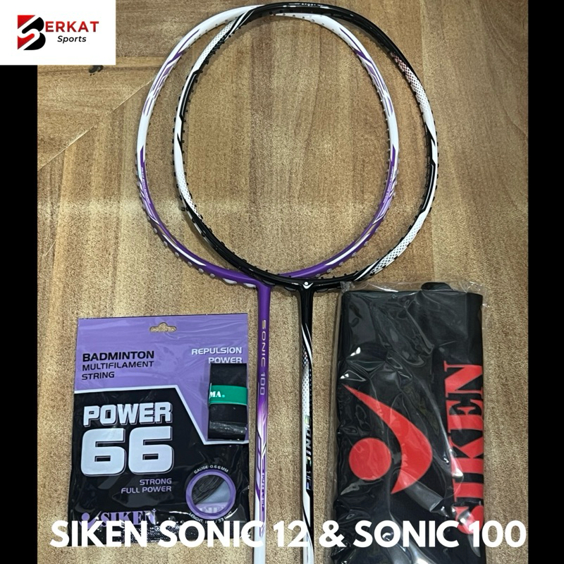 RAKET BADMINTON SIKEN SONIC 100 & SONIC 12 ORIGINAL