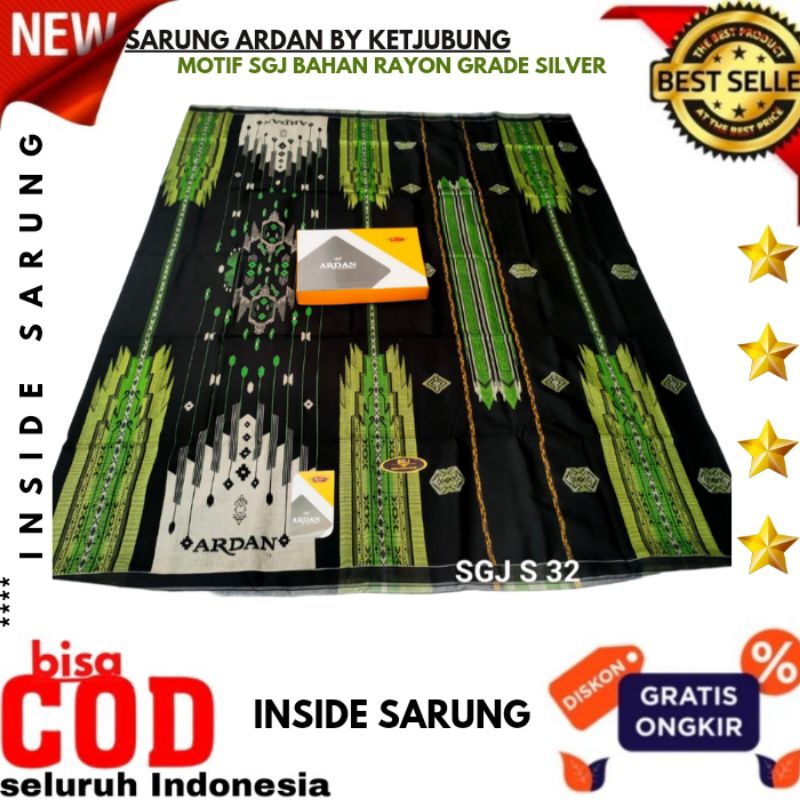 SIS SARUNG ARDAN SILVER songket gunung jacquard