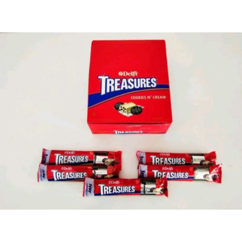 

Coklat Treasure/Delfi Treasure Almond 4 bar/Delfi Treasure Cookies 4 bar