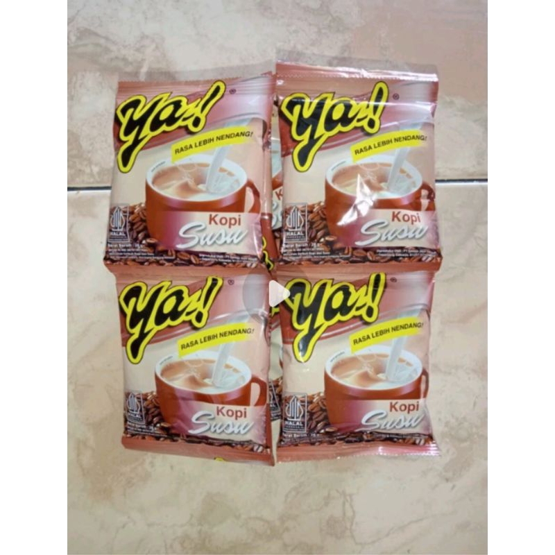 

Kopi Ya sachet ECER (harga per 4 sachet) bukan RENCENG