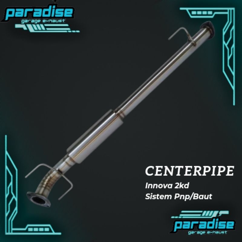 Knalpot mobil centerpipe innova 2kd sistem baut+Resonator Diesel