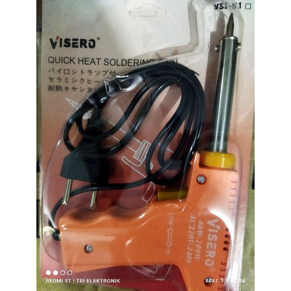 SOLDER TEMBAK 20WAT-200WAT SOLDER GUN/SOLDER PISTOL/SOLDER TEMBAK