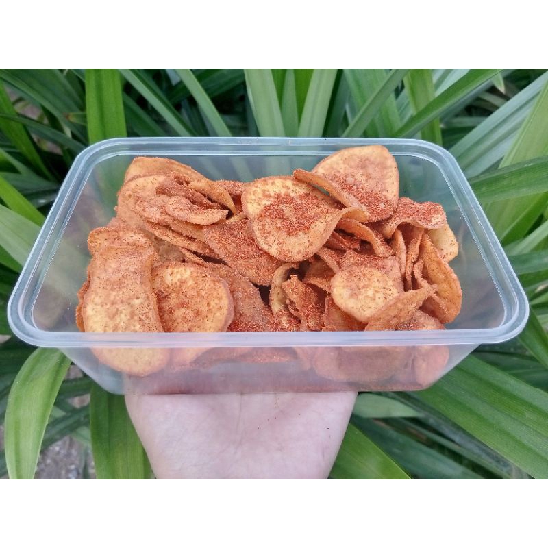 

KERIPIK UBI PUTIH Kemasan thinwall 750ml