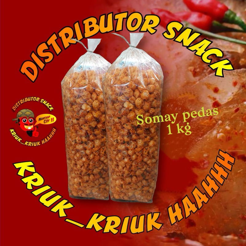 

Somay kering 1kg / Somay kering pedas daun jeruk 1kg