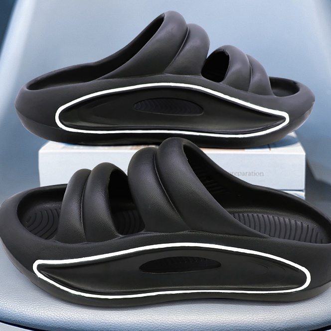 KP8 FENTINA Sandal Platform Pria Kekinian Sandal Cowok Tinggi Olahraga Pria Sandal Slide Pria