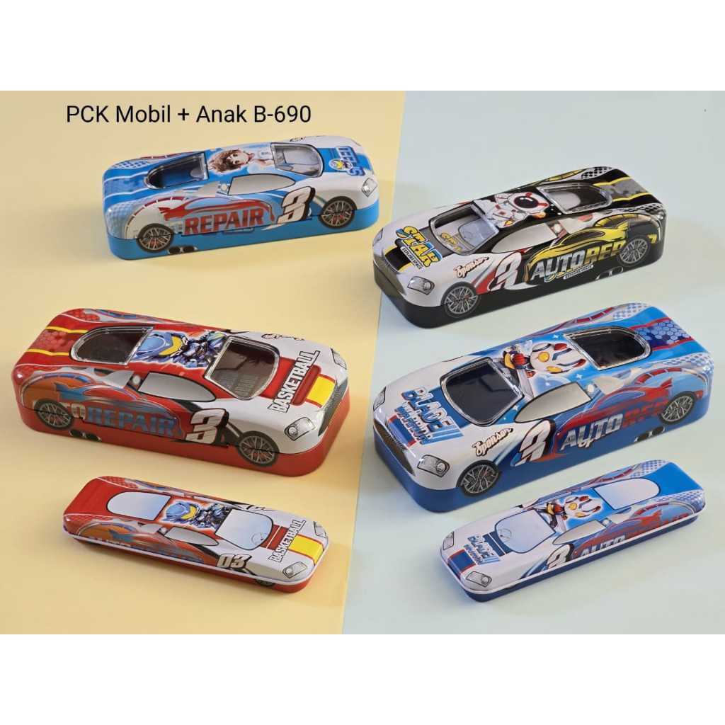 

[PCS] KOTAK PENSIL MOBIL MOBILAN COWOK KALENG / PENCIL CASE FOR BOY / TEMPAT PENSIL ANAK COWOK