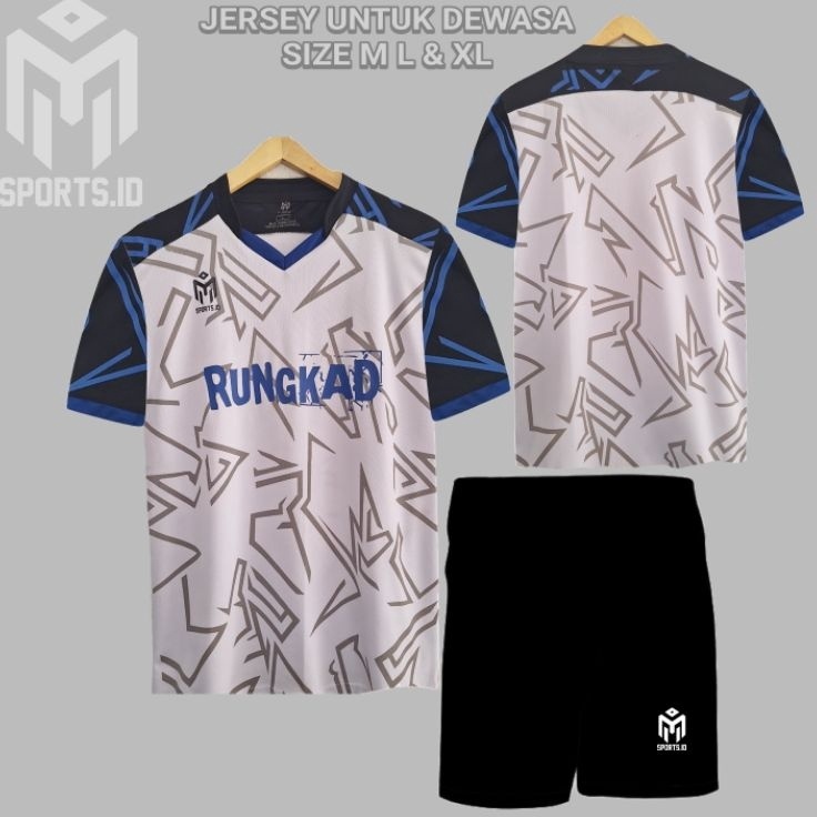 Lebih Keren  BAJU DAN CELANA DEWASA  READY STOK  1 SET JERSEY  JERSEY FUTSAL  BAJU BOLA