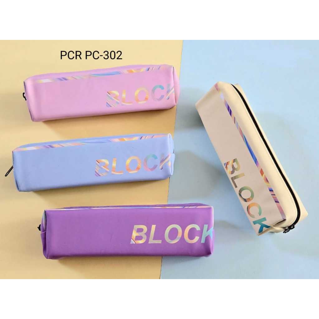 

[PCS] KOTAK PENSIL SIMPLE POLOS ESTETIK PCR PC-302 BLOCK / PENCIL CASE UNTUK KULIAH / TEMPAT PENSIL SIMPLE