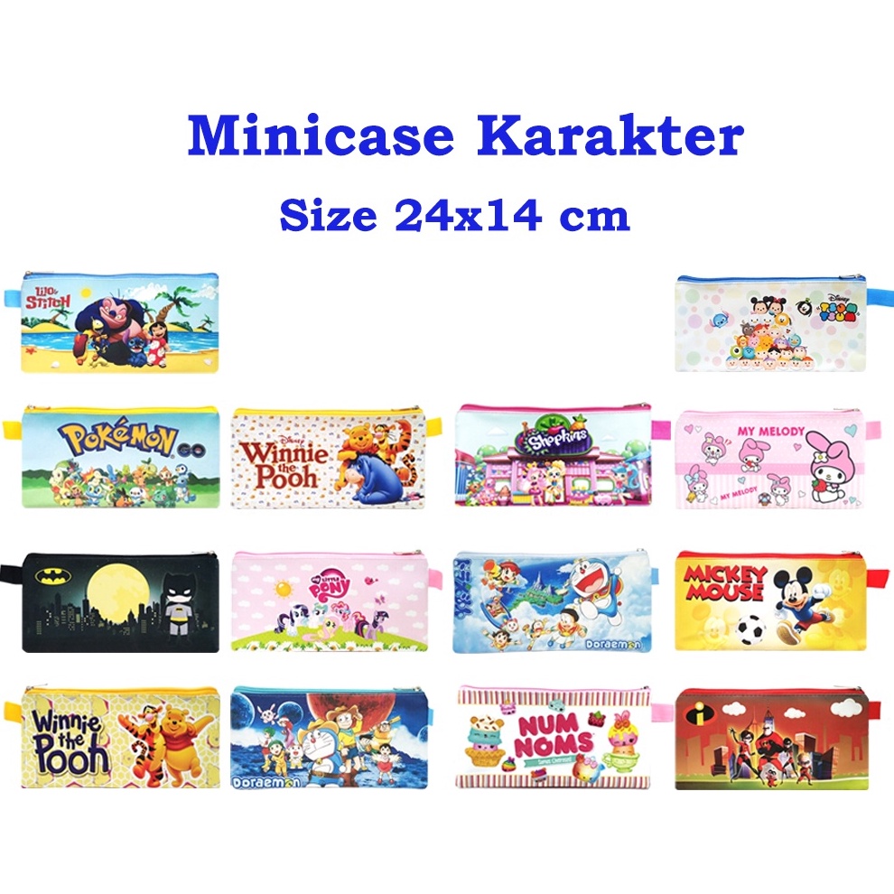 

PANAS Tempat Pensil Karakter Mini Case Character Souvenir Ulang Tahun PROMO