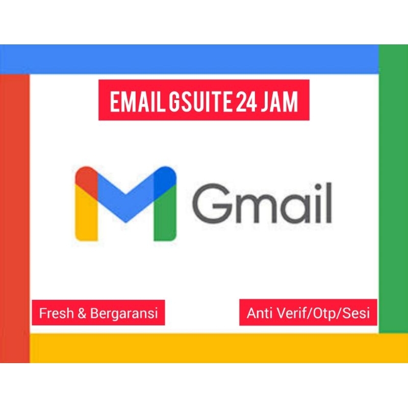 Email Gmail Gsuite Fresh Harian Non PVA 1x24Jam