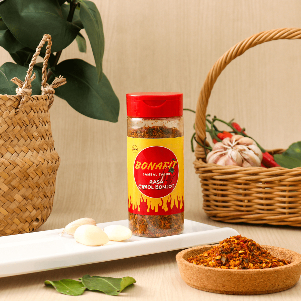 

BONAFIT Sambal Tabur Rasa Cimol Bojot 50g (Teman Makan Nasi / Sambal Tabur Rasa Bawang Putih Goreng)