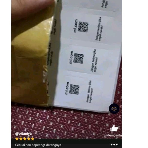 

STIKER SEGEL MI XIAOMI OPPO VIVO REALME SAMSUNG STIKER SEGEL HP OPPO BENING TRANSPARAN