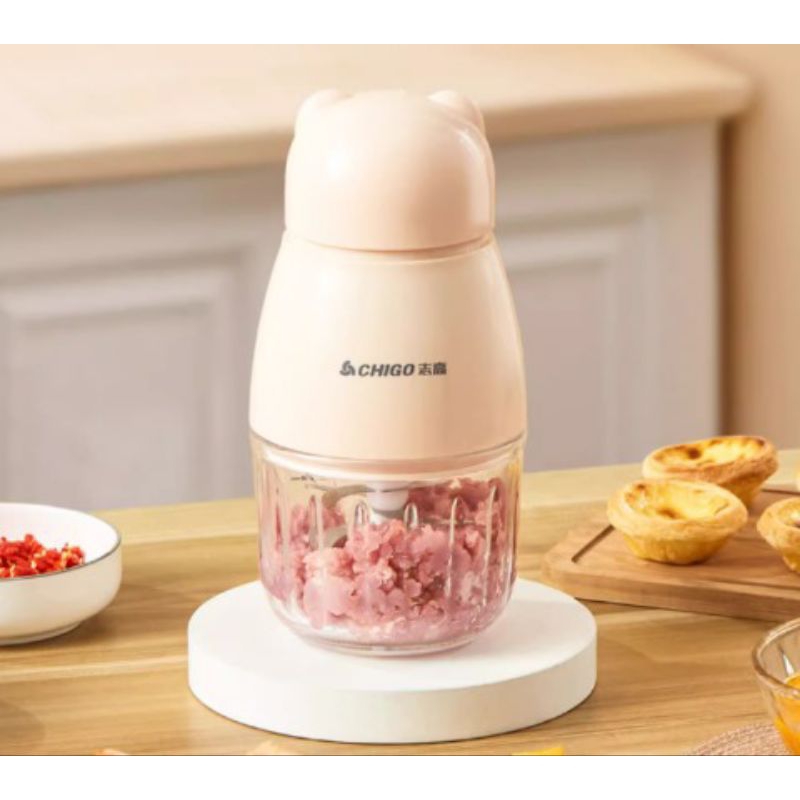Blender listrik mini chopper daging atau bumbu