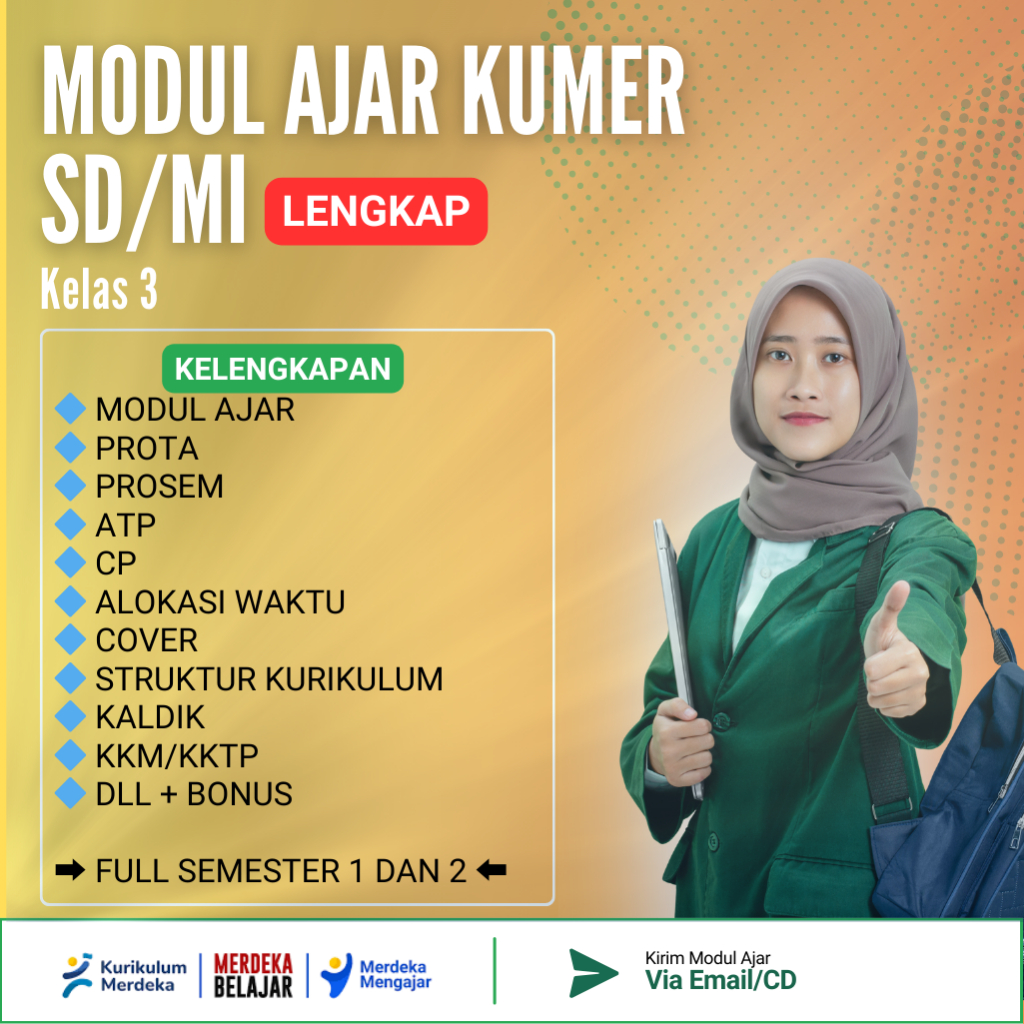 

Modul Ajar Kelas 3 SD/MI Kurikulum Merdeka