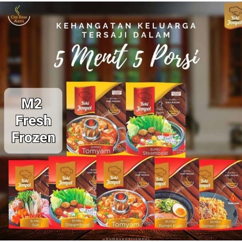 

Bumbu Koki Jempol Stemboat | Bakso | Suki | Tomyum