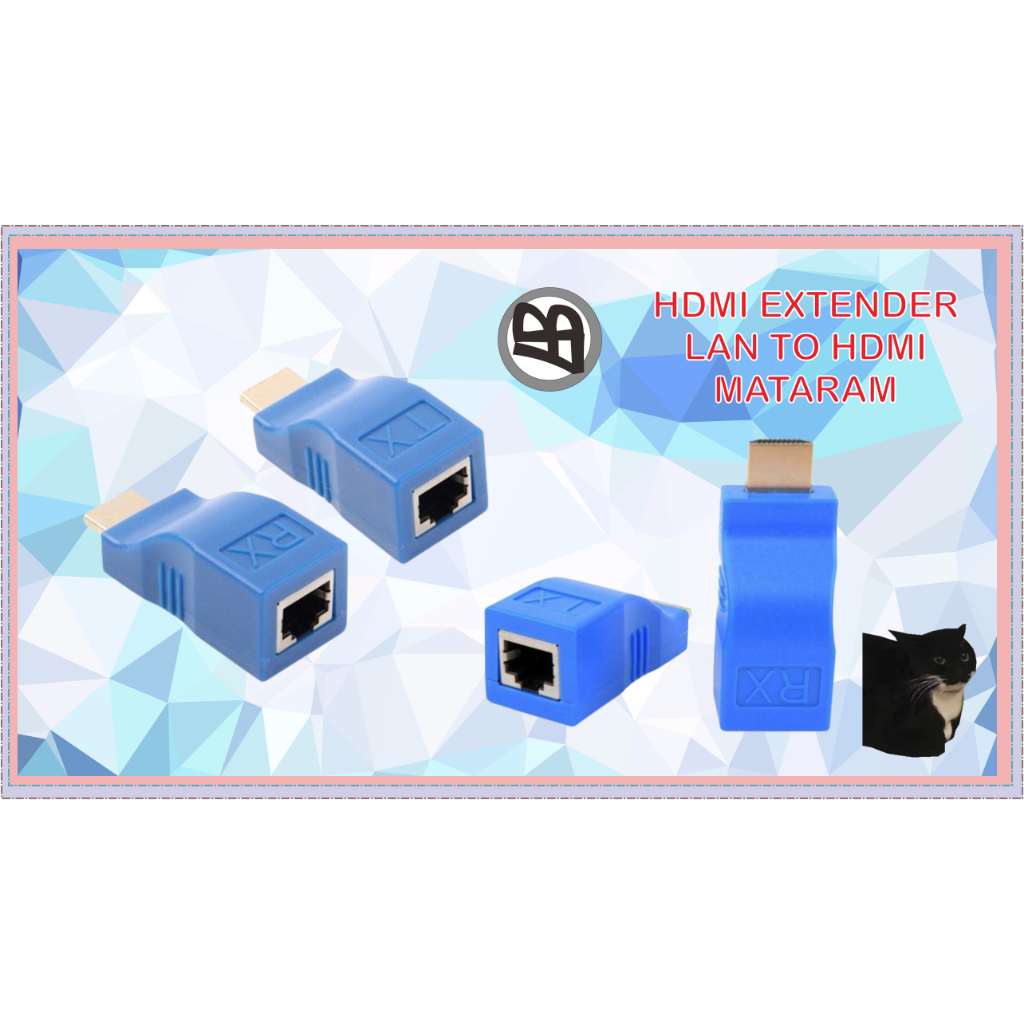 HDMI EXTENDER LAN TO HDMI MATARAM