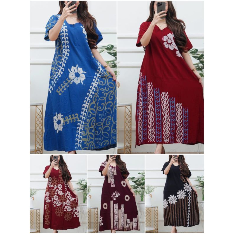 Daster tuwil ori rayon premium, bahan berkualitas, cap malaman