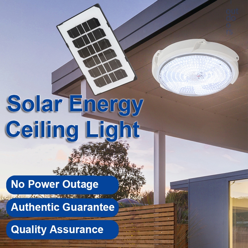 【BUY1TAKE1】【Garansi 10 tahun】Solar Ceiling Lampu indoor/outdoor LED Surya Panel Lampu 5M/10M Menyamb