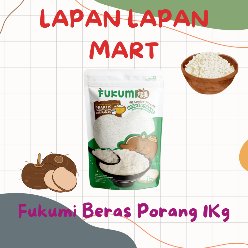 

Fukumi Beras Porang 1Kg