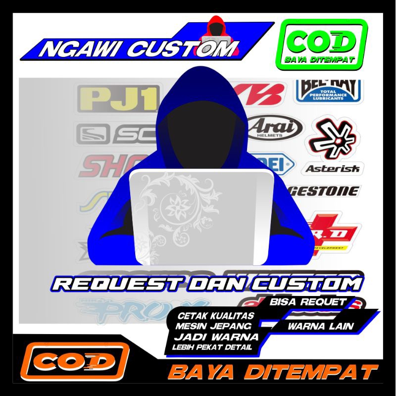 Request dan custom semua striping sepeda motor