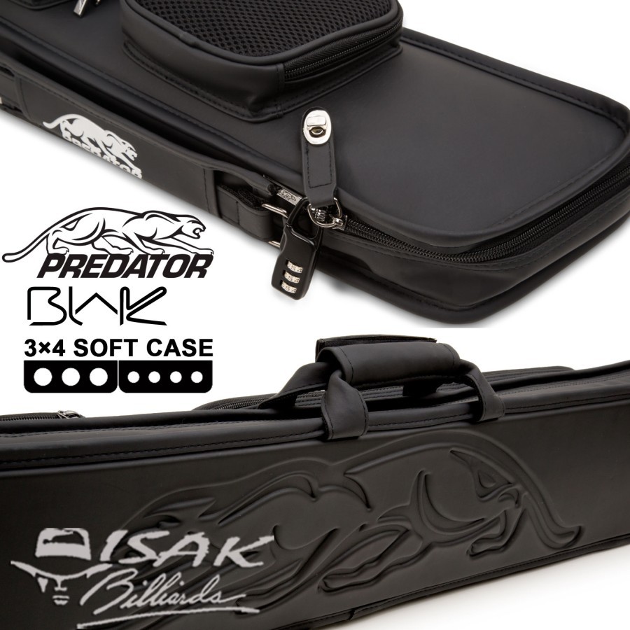 new product big promo predator blak 3x4 soft cue case - tas stick billiard biliar 3b4s stik