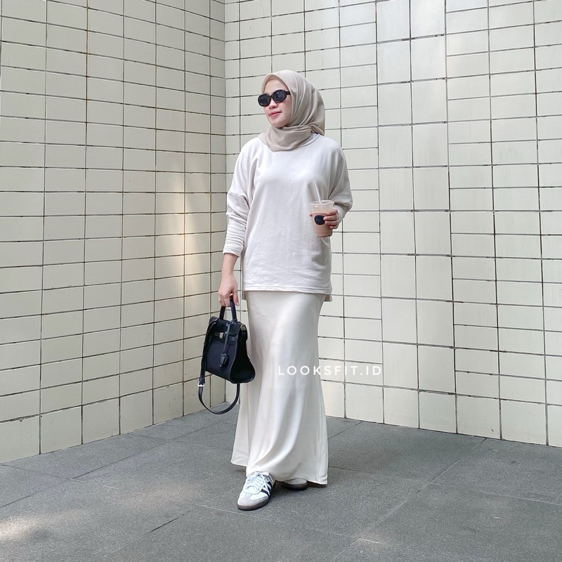 Amelie Silk Skirt / Satin Skirt