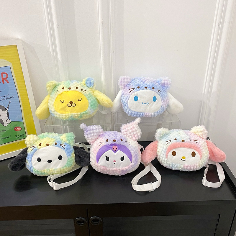 TAS SELEMPANG ANAK BULU KARAKTER SANRIO/ TAS SELEMPANG ANAK BULU KARAKTER MELODY/ TAS SELEMPANG ANAK