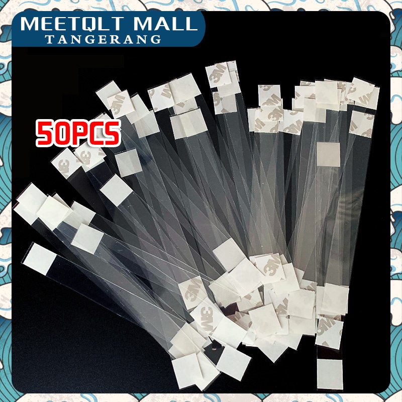 

Plastik Mika Display 50pcs-Plastik Display Hang Untuk Label Kartu Harga