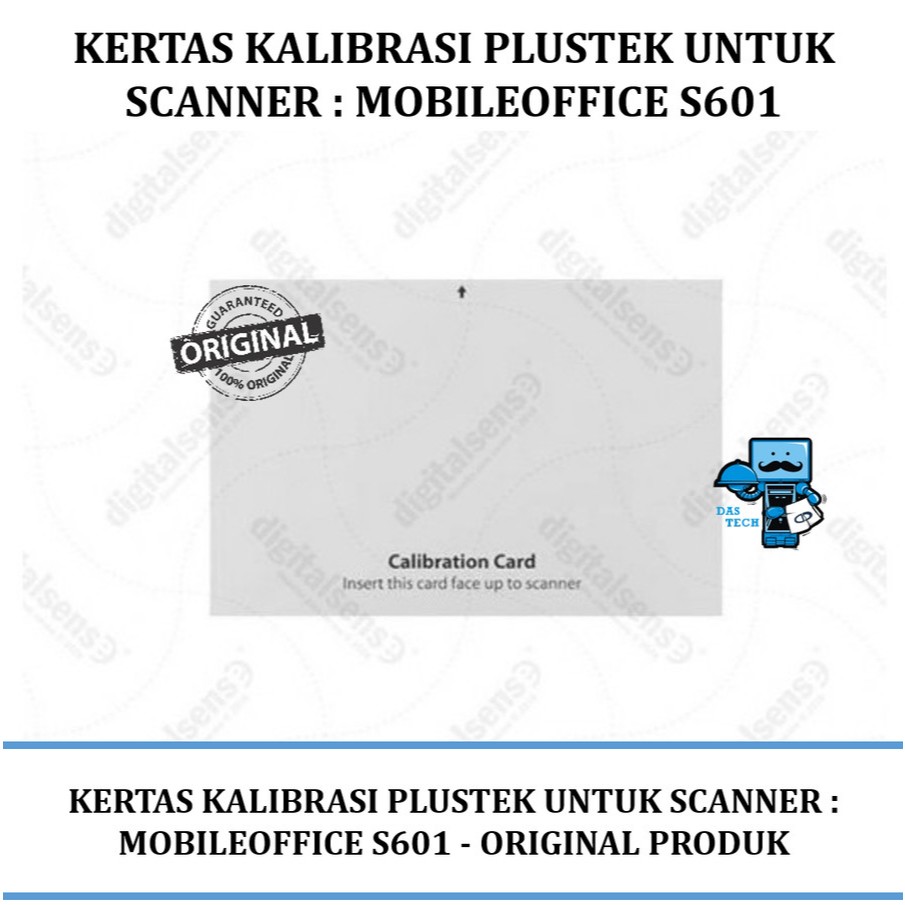 

Kertas Kalibrasi Plustek Untuk scanner: MobileOffice S601