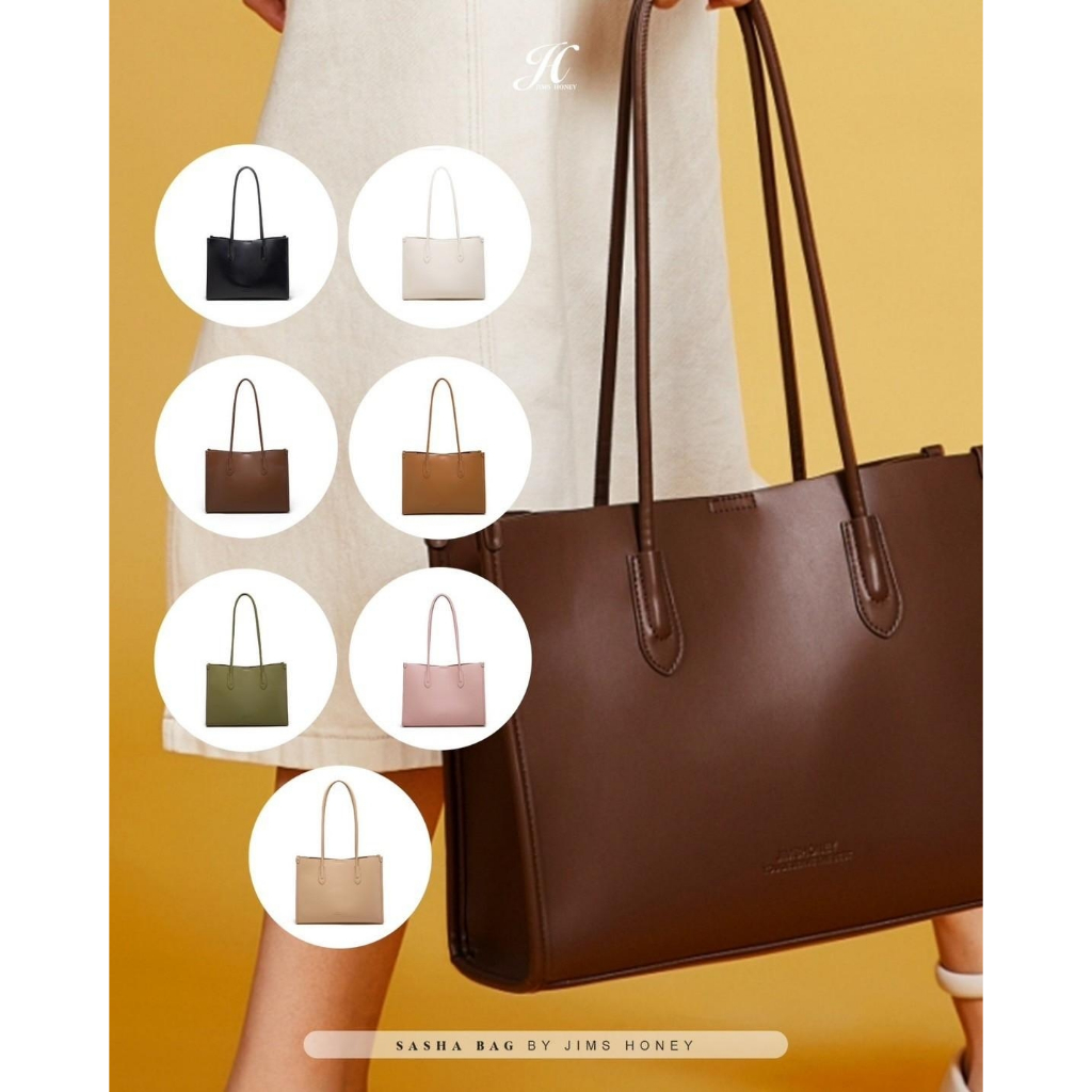 JIMS HONEY SASHA TOTEBAG Tas Handbag Tas Bahu Jinjing Wanita Fashion Cewek Jimshoney Casual Terbaru Elegan Trendi