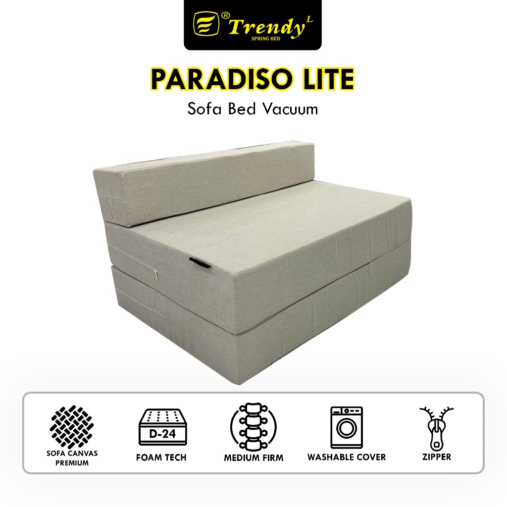 Trendy Sofa Bed Paradiso Lite - Sofa Bed Multifungsi - Sofa Bed Vacuum - Kasur Busa - Kasur Lipat