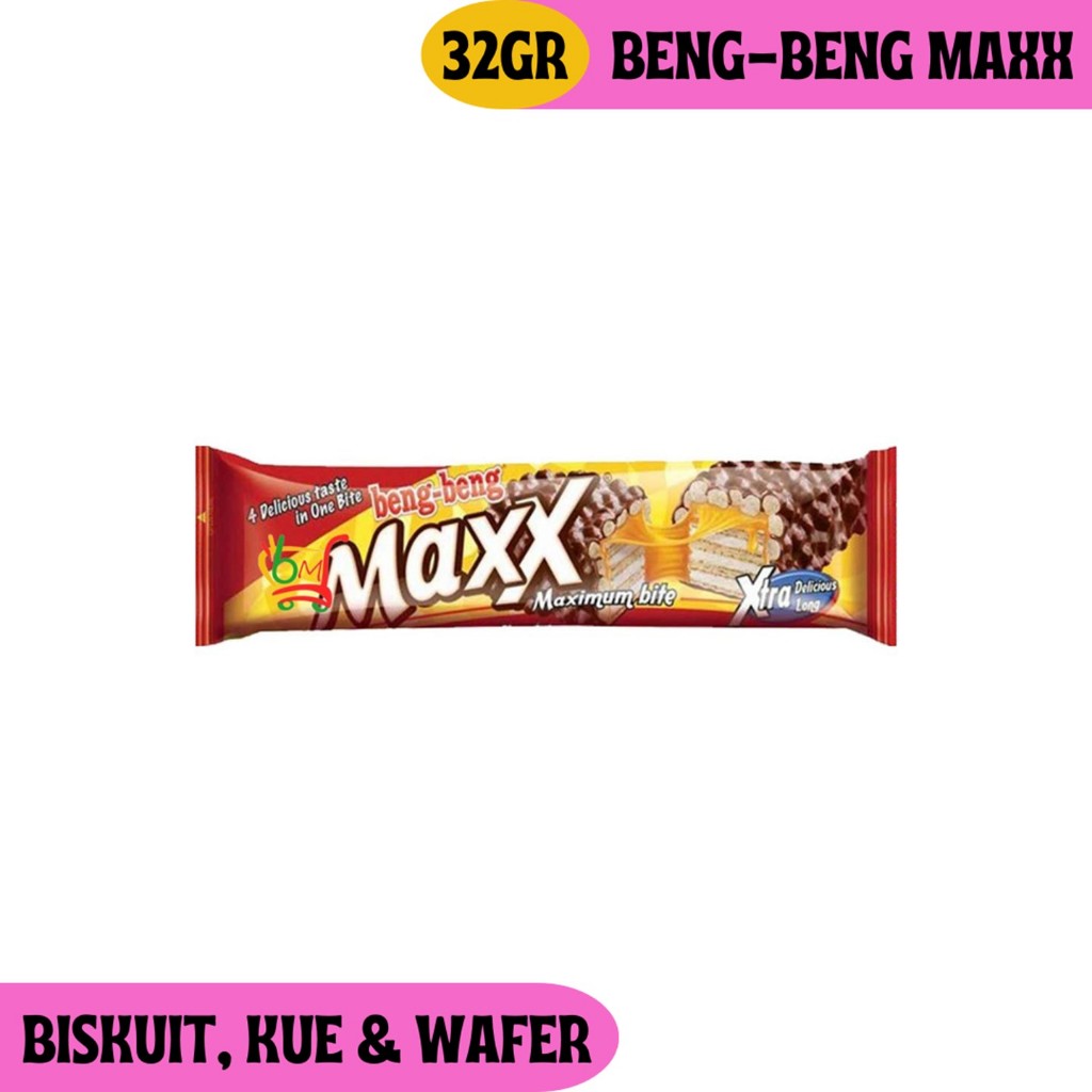 

Beng-Beng Maxx Wafer Cokelat Maximum Bites dari Mayora