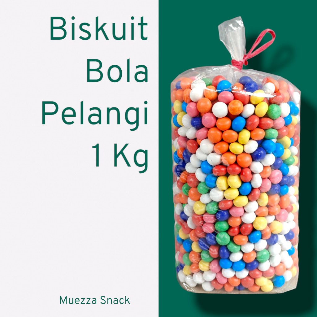 

Biskuit permen bola pelangi kiloan murah isi 1 kg