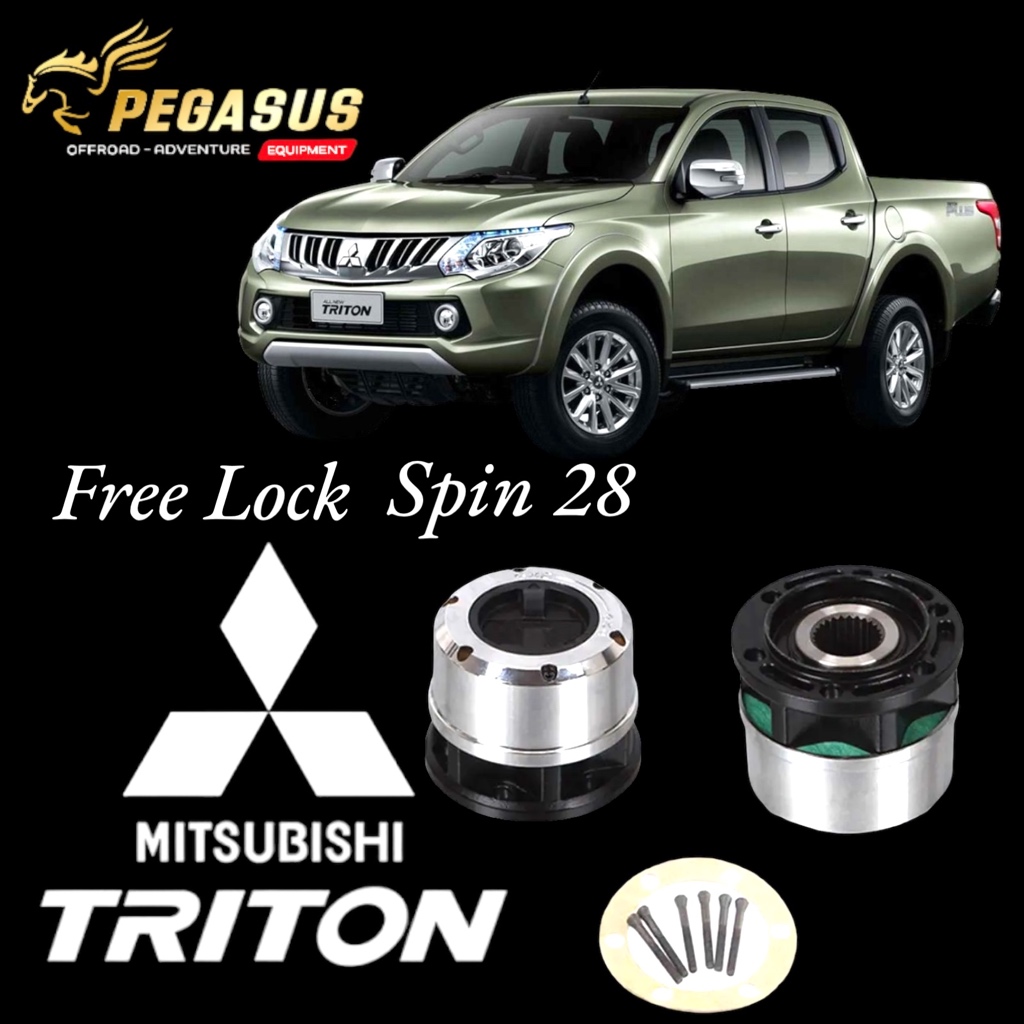 FREELOCK WHEEL HUBS Mitsubishi Pajero Triton Spliner 28 AVM 443