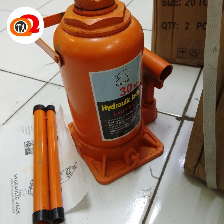 Dongkrak botol 20 ton - 30 ton - 50 ton - Hydraulic bottle jack RUSH