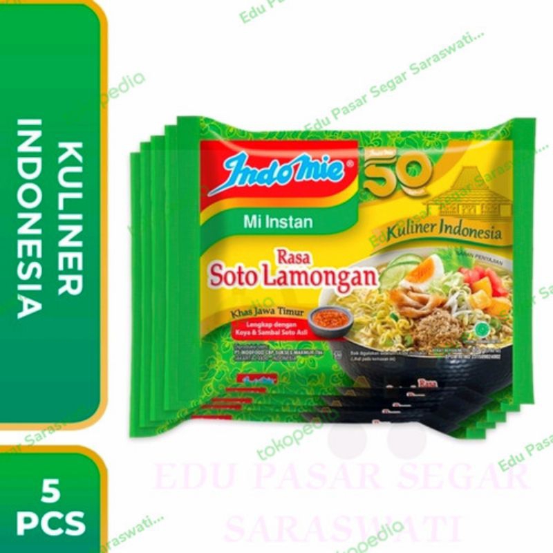 

INDOMIE KUAH SOTO LAMONGAN 5PCS // 386936