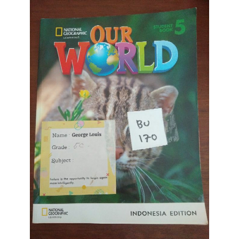 

OUR WORLD KELAS 5 SD(BU170)