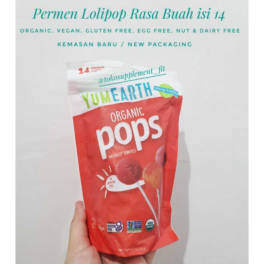 

YumEarth Organic Pops Isi 14 pops