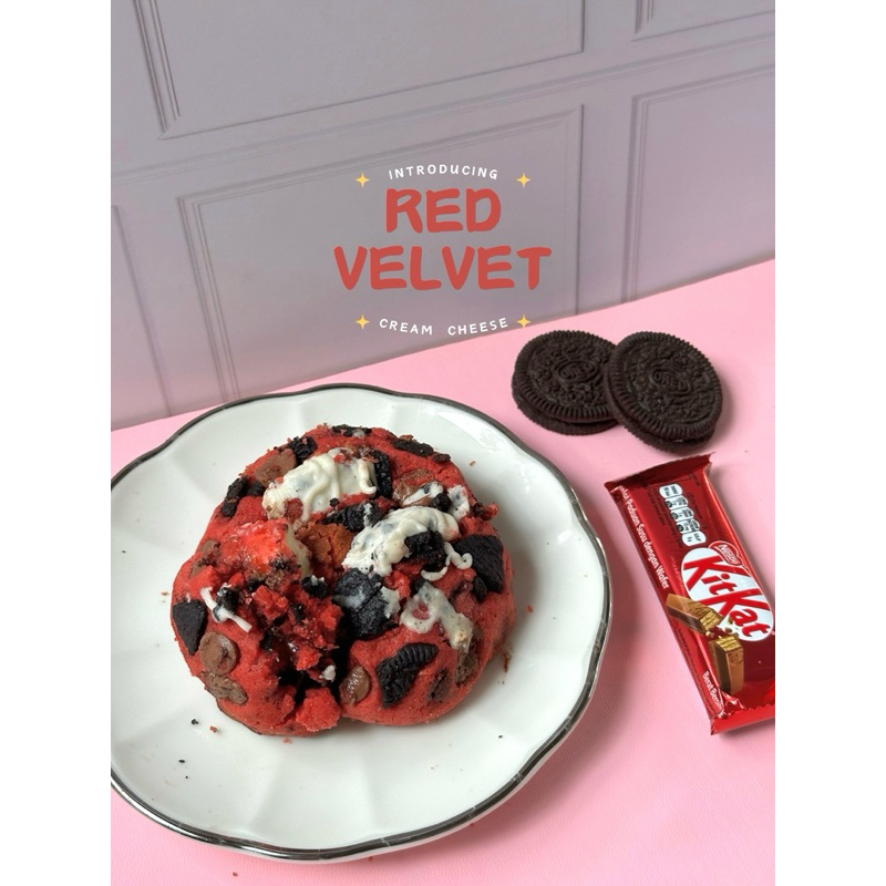 

REDVELVET COOKIES CREAM CHEESE FILLING 100gr