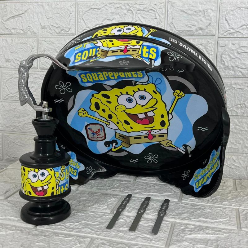 TEBOK LOVEBIRD PVC SLIM SAZIME GRADE B (SPONGEBOB)