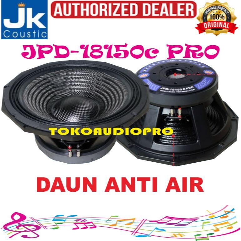 Speaker Jk Coustic JPD 18150C Pro Speaker Komponen Daun Anti Air Jk Coustic JPD18150C Pro