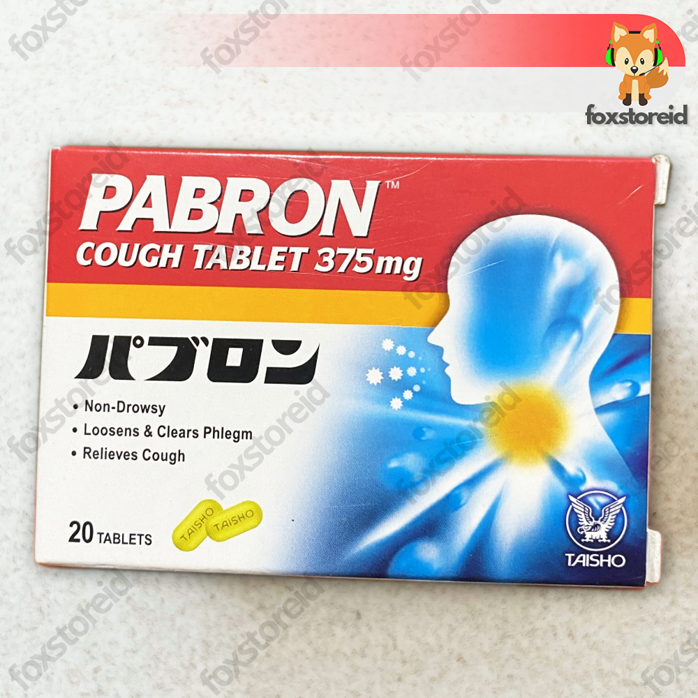PABRON Cough Tablet 375mg 20s Impor